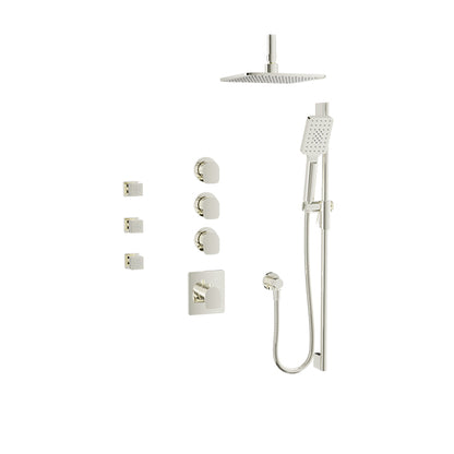 Baril Petite B04 Complete Thermostatic Shower Kit 6" Ceiling Arm - PRR-3950-04