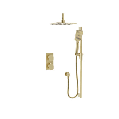 Baril Petite B04 Complete Thermostatic Pressure-Balanced Shower Kit 6" Ceiling Arm - PRR-4206-04