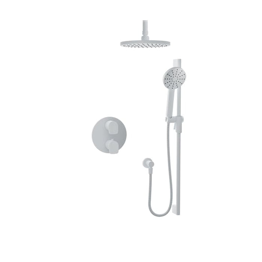 Baril Sens B45 Complete Thermostatic Pressure-Balanced Shower Kit - White