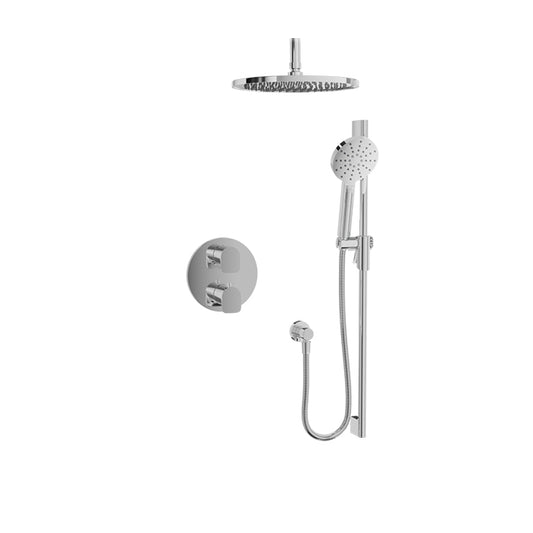 Baril Sens B45 Complete Thermostatic Pressure-Balanced Shower Kit - Polished Chrome