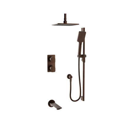 Baril Petite B04 Complete Thermostatic Pressure-Balanced Shower Kit 6" Ceiling Arm - PRR-4306-04