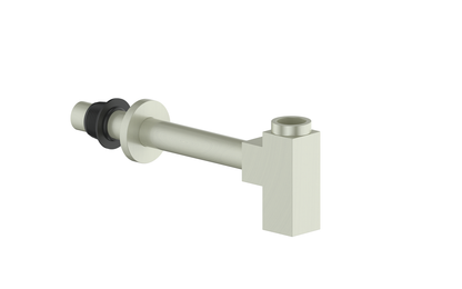 Vogt Square P-Trap in Brushed Nickel - PT.01.BN