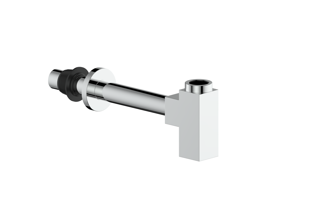 Vogt Square P-Trap in Polished Chrome - PT.01.CC