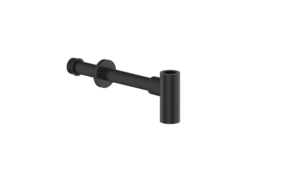 Vogt Round P-Trap in Matte Black - PT.02.MB