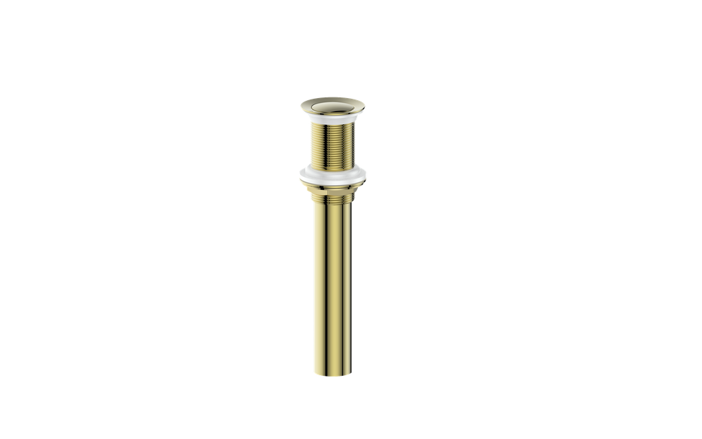 Vogt Standard Pop-Up Drain Without Overflow in Brushed Gold - PU.100.BG