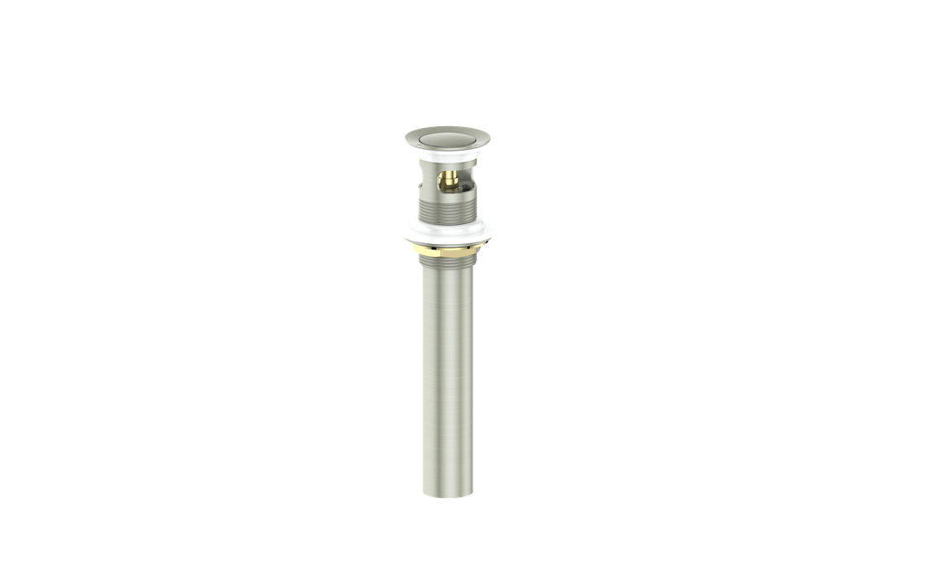 Vogt Standard Pop-Up Drain With Overflow in Brushed Nickel - PU.101.BN