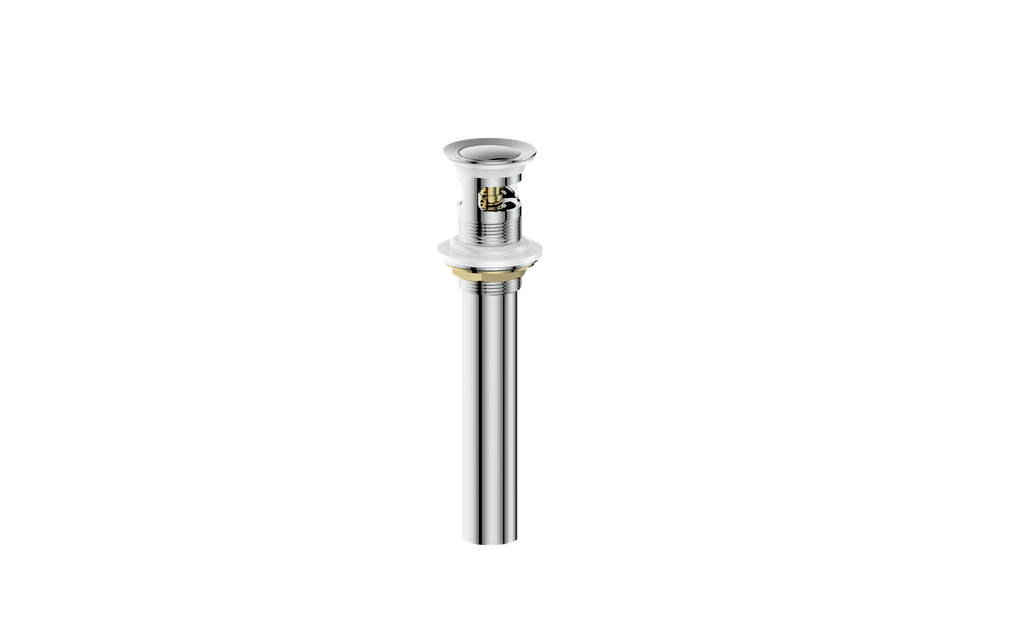 Vogt Standard Pop-Up Drain With Overflow in Polished Chrome - PU.101.CC