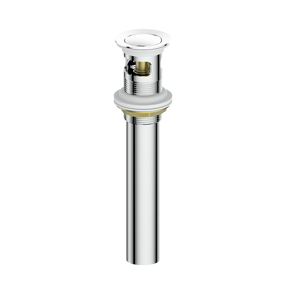 Vogt Standard Pop-Up Drain With Overflow in Glossy White - PU.101.GW