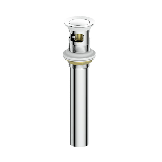 Vogt Standard Pop-Up Drain With Overflow in Glossy White - PU.101.GW