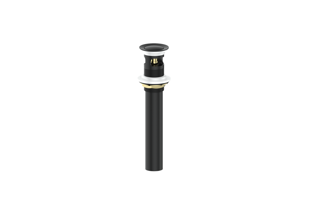 Vogt Standard Pop-Up Drain With Overflow in Matte Black - PU.101.MB