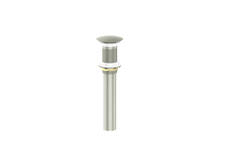 Vogt Mushroom Pop-Up Drain Without Overflow in Brushed Nickel - PU.200.BN