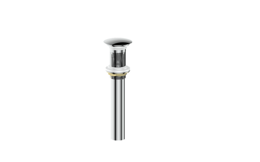 Vogt Mushroom Pop-Up Drain Without Overflow in Polished Chrome - PU.200.CC
