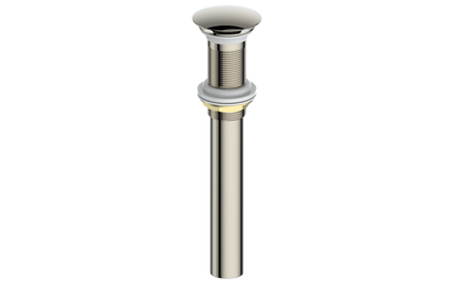 Vogt Mushroom Pop-Up Drain Without Overflow in Polished Nickel - PU.200.PN