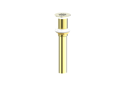 Vogt Grid Drain Without Overflow in Brushed Gold - PU.400.BG