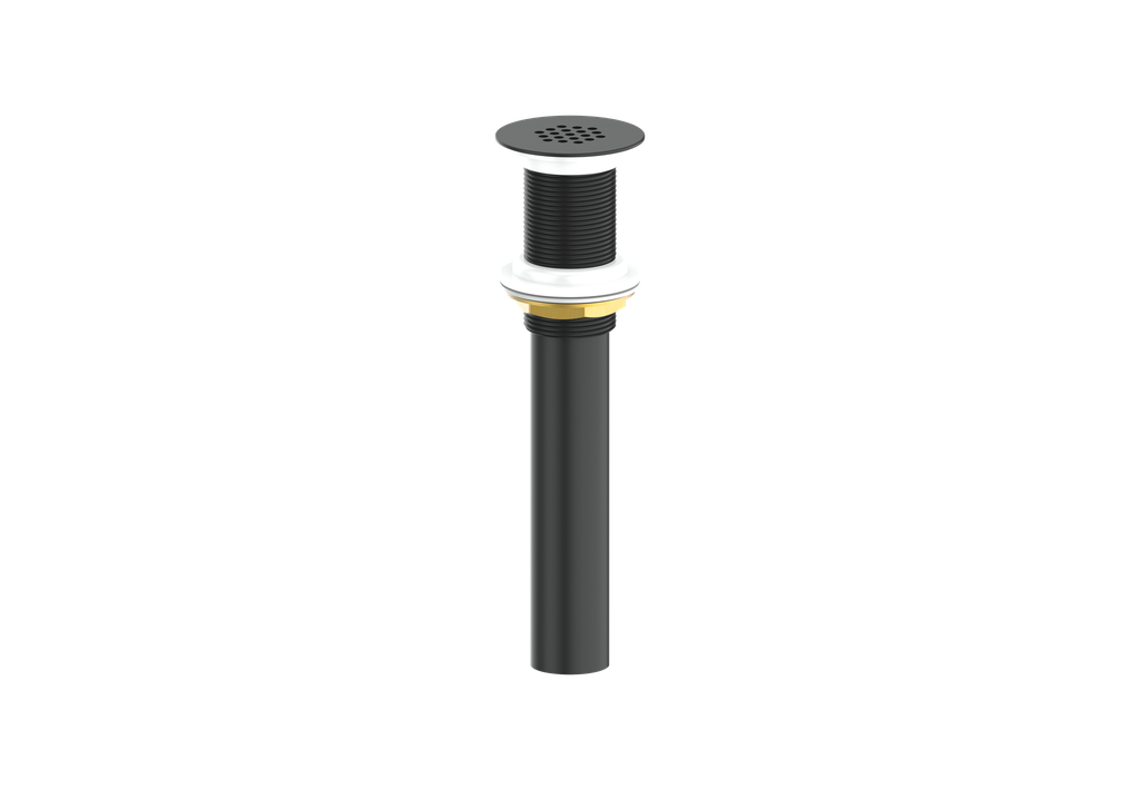 Vogt Grid Drain Without Overflow in Matte Black - PU.400.MB