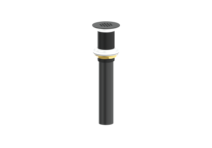 Vogt Grid Drain Without Overflow in Matte Black - PU.400.MB