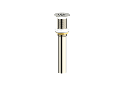 Vogt Grid Drain Without Overflow in Polished Nickel - PU.400.PN
