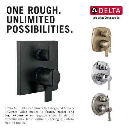 Delta MultiChoice Universal Integrated Shower Diverter Rough Universal Inlets / Outlets - R22000