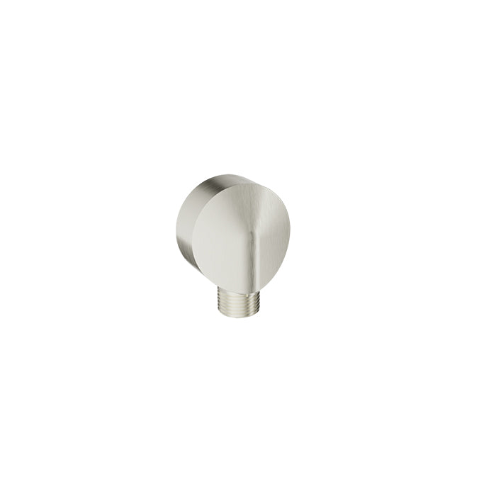 Baril Brass Wall Supply Elbow for Hand Shower - Brushed Nickel