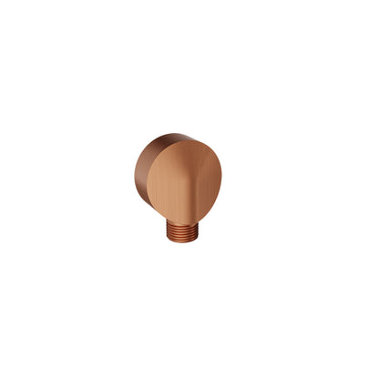 Baril Brass Wall Supply Elbow for Hand Shower - Satin Copper