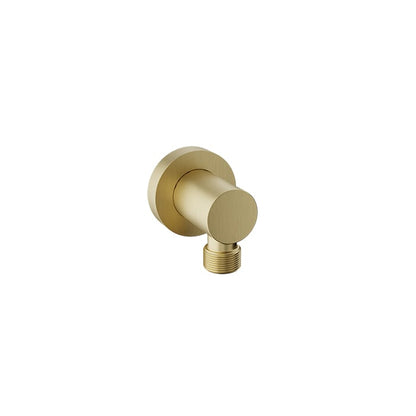 Baril Brass Wall Supply Elbow for Hand Shower - Satin Brass