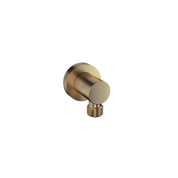 Baril Brass Wall Supply Elbow for Hand Shower - Warm Gold