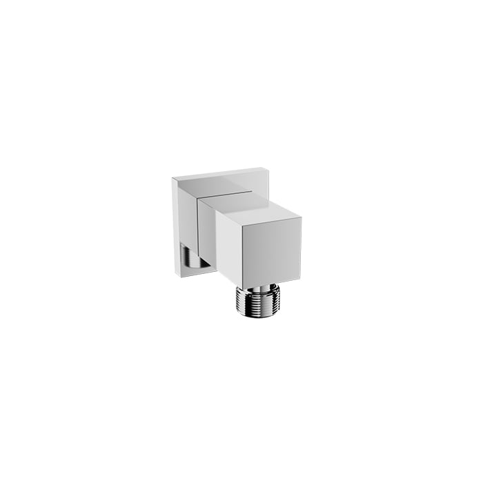 Baril Brass Wall Supply Elbow for Hand Shower - Polished Chrome