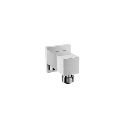 Baril Brass Wall Supply Elbow for Hand Shower - Polished Chrome