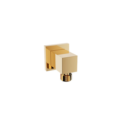 Baril Brass Wall Supply Elbow for Hand Shower - Gold