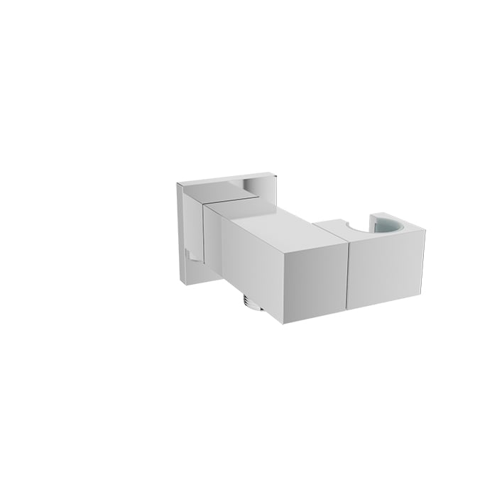 Baril Brass Wall Supply Elbow for Hand Shower - Polished Chrome