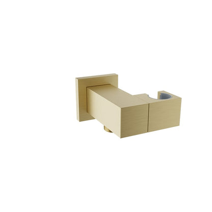 Baril Brass Wall Supply Elbow for Hand Shower - Satin Brass