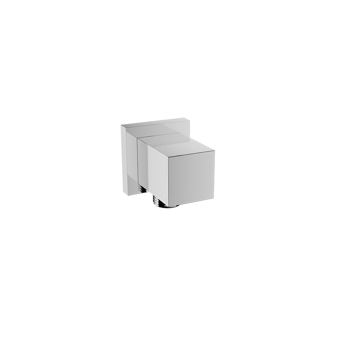 Baril Brass Wall Supply Elbow for Hand Shower - Polished Chrome