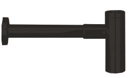 Baril Round Decorative Bottle Trap - Matte Black