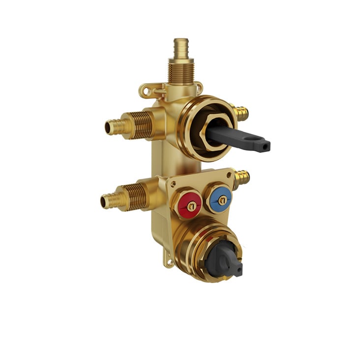 Baril New 1-2-3-Way Thermostatic Pressure-Balanced Rough-In (PEX) - RVA-9501-P0-B
