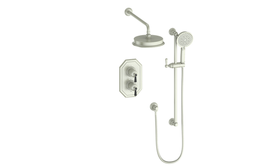 Vogt Carinthia 2-Way Thermostatic Shower System With Rough-In Valve - SET.CX.220.210