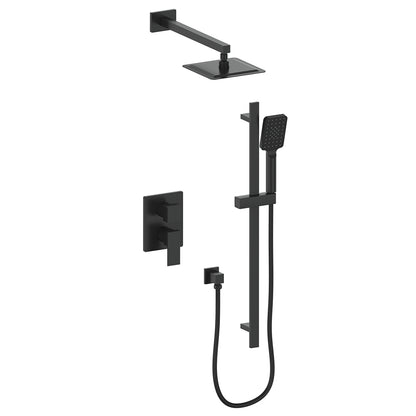 Vogt Kapfenberg 2-Way PB Shower Kit SET.KG.210.210 in Matte Black