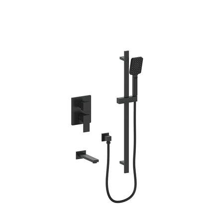 Vogt Kapfenberg 2-Way PB Shower Kit SET.KG.210.500 in Matte Black