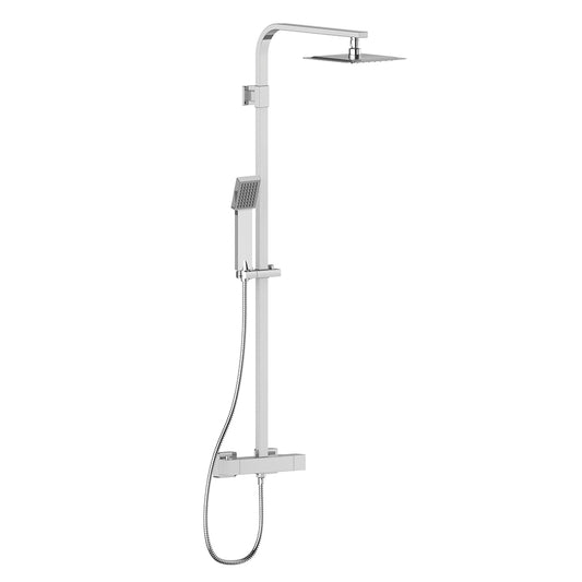 Vogt Kapfenberg Exposed 2-Way Thermostatic Shower Kit SET.KG.221.211 in Polished Chrome