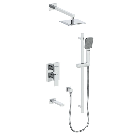 Vogt Kapfenberg 3-Way PB Shower Kit SET.KG.310.310 in Polished Chrome