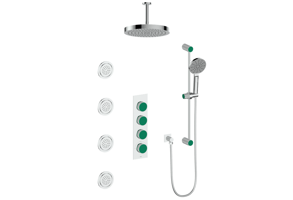 Moon / Emerald Green