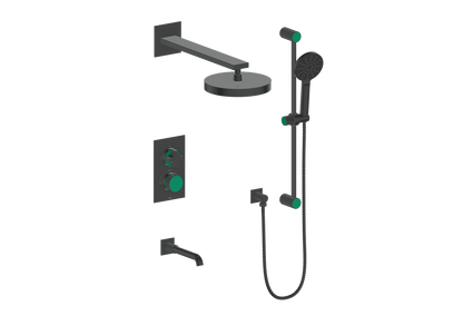 Crescent / Emerald Green
