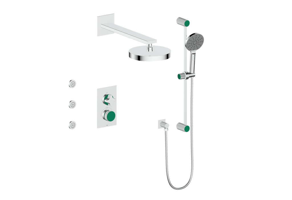 Crescent / Emerald Green