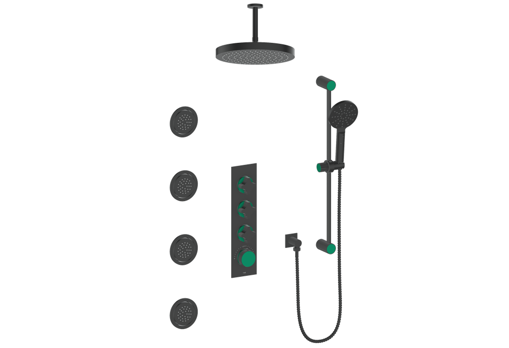 Crescent / Emerald Green