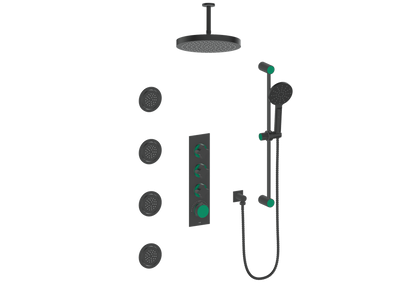 Crescent / Emerald Green