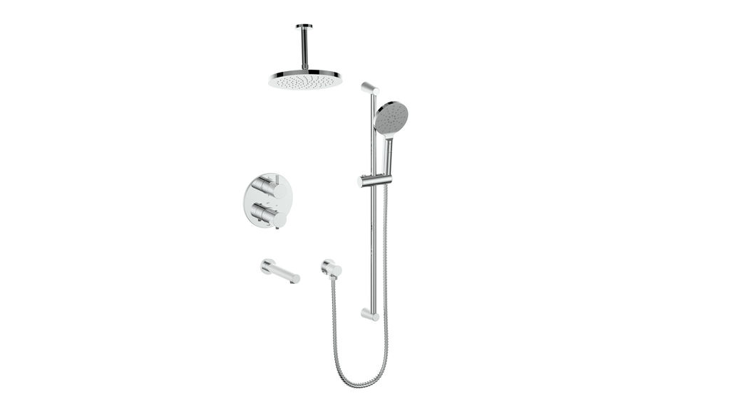 Vogt Wörgl 3-Way Thermostatic Shower System Trim Only - TM.OR.320.320