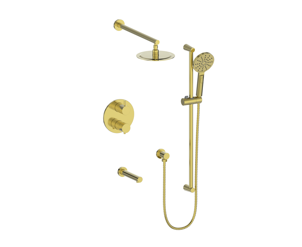 Vogt Wörgl 3-Way Thermostatic Shower System With Rough-In Valve - SET.WL.320.310