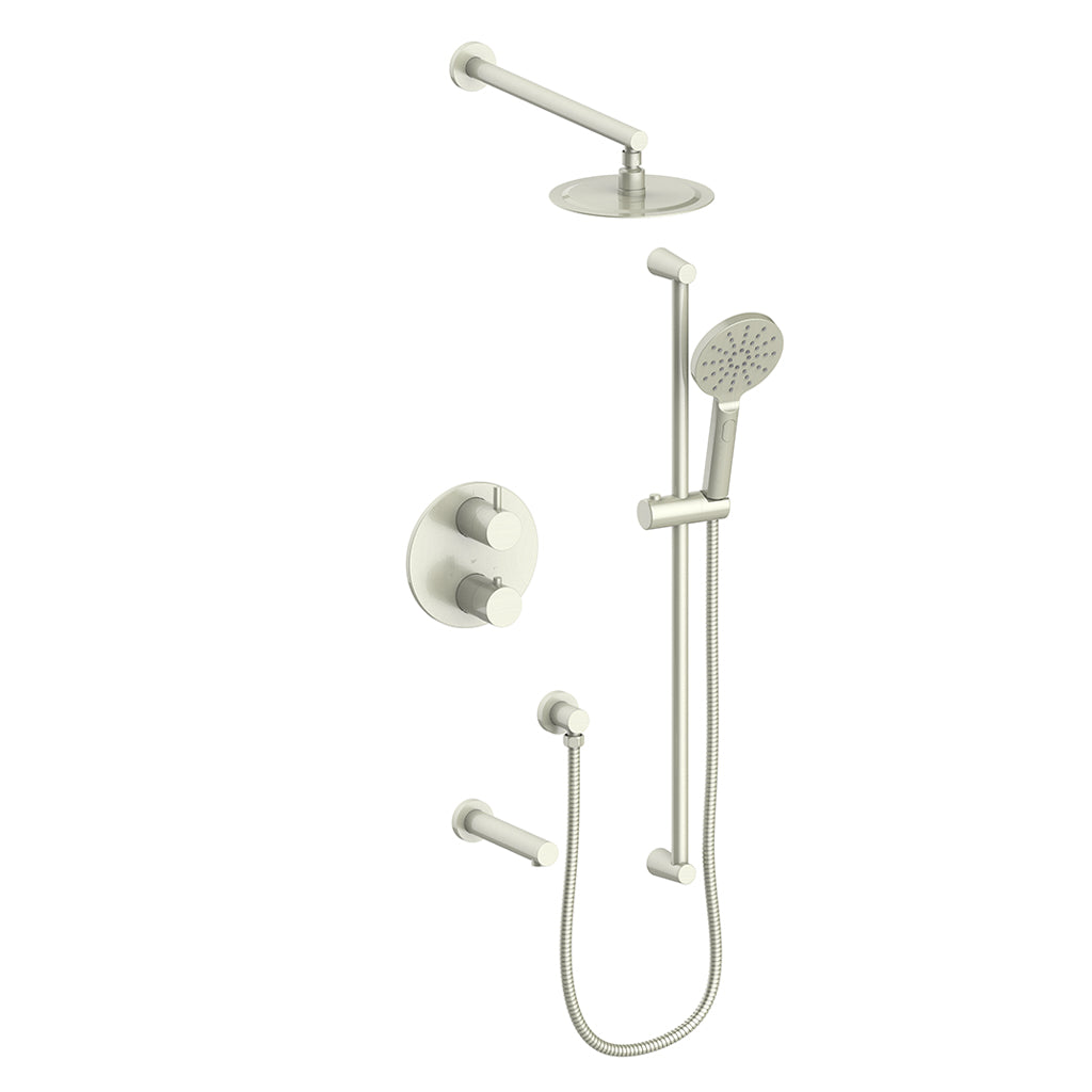 Vogt Wörgl 3-Way Thermostatic Shower System With Rough-In Valve - SET.WL.320.310