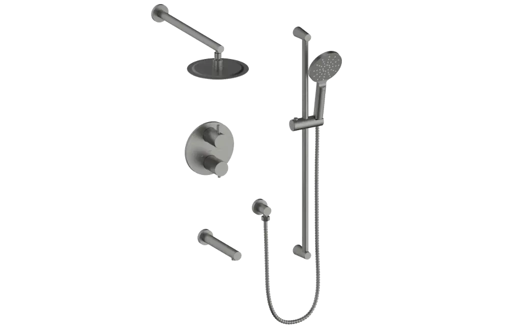 Vogt Wörgl 3-Way Thermostatic Shower System With Rough-In Valve - SET.WL.320.310