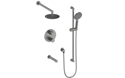 Vogt Wörgl 3-Way Thermostatic Shower System With Rough-In Valve - SET.WL.320.310