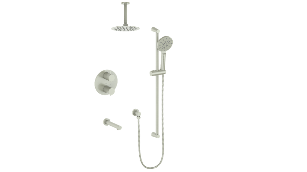 Vogt Wörgl 3-Way Thermostatic Shower System With Rough-In Valve - SET.WL.320.310